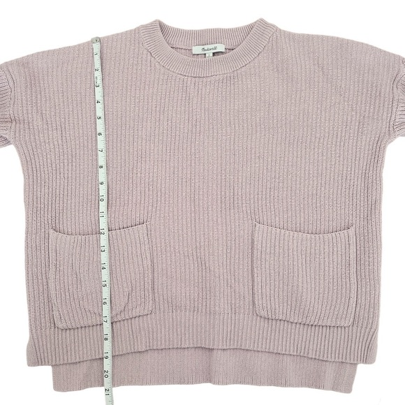 Madewell Patch Pocket Pullover Sweater pink small - Picture 5 of 11